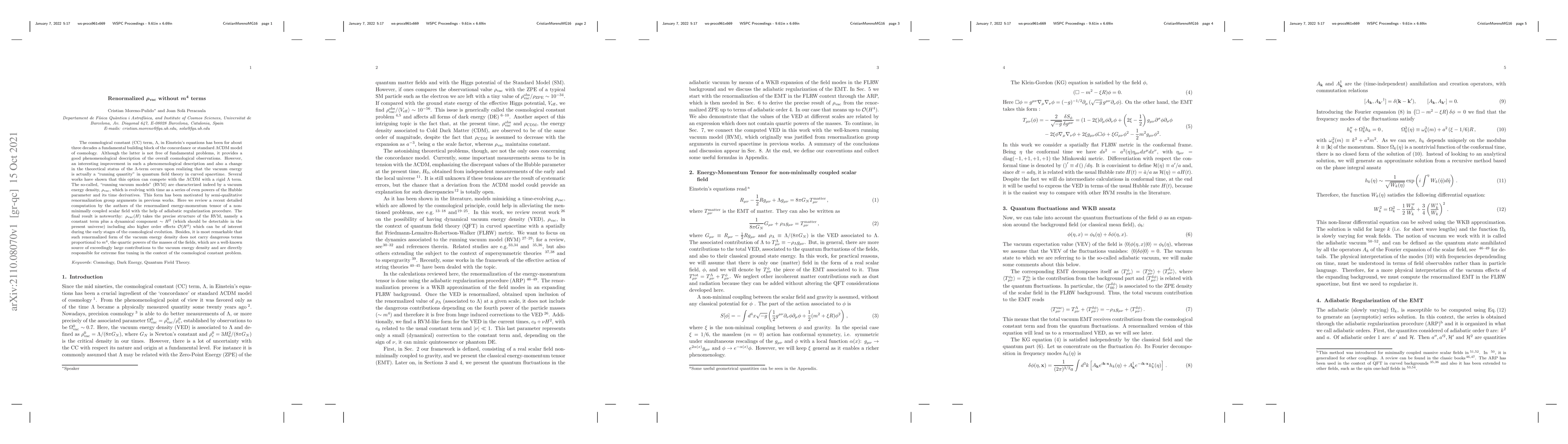 Thumbnail for Renormalized $\rho_{\rm vac}$ without $m^4$ terms