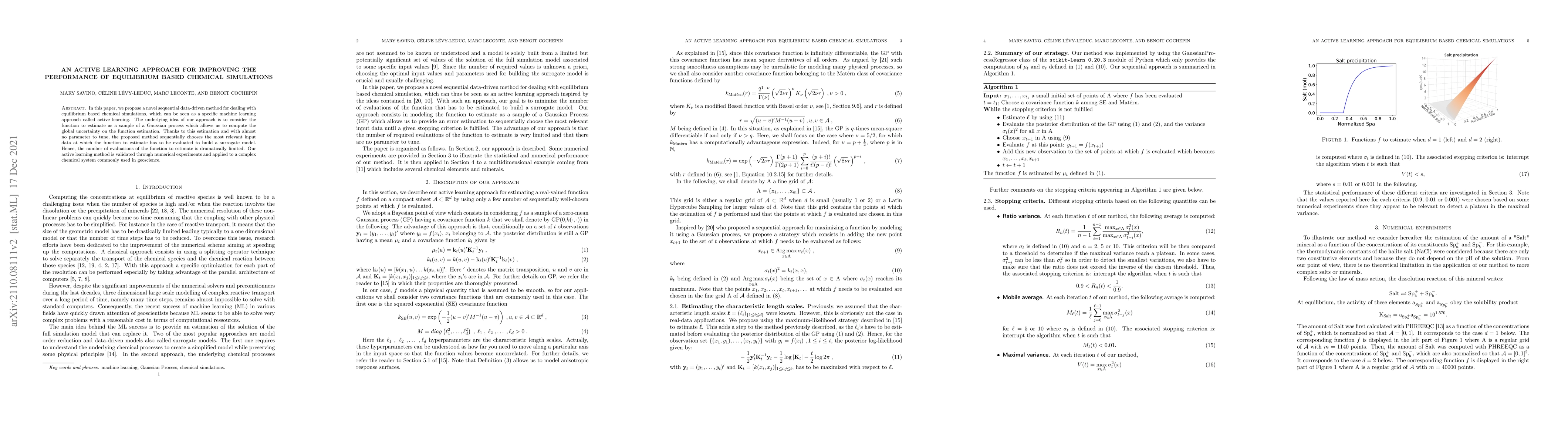 Thumbnail for An active learning approach for improving the performance of equilibrium
  based chemical simulations