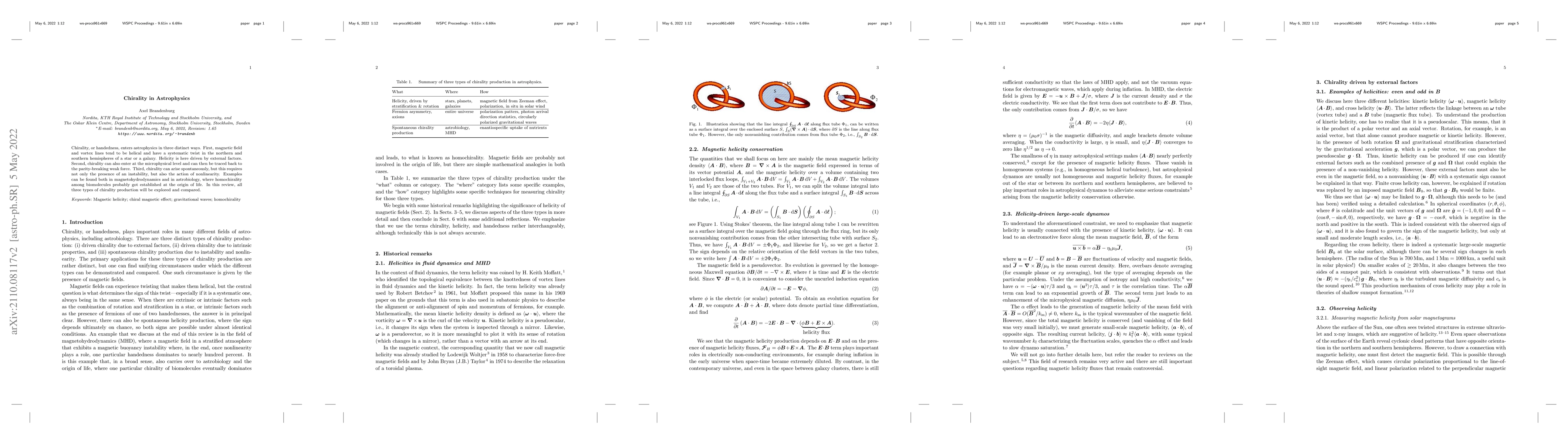 Thumbnail for Chirality in Astrophysics