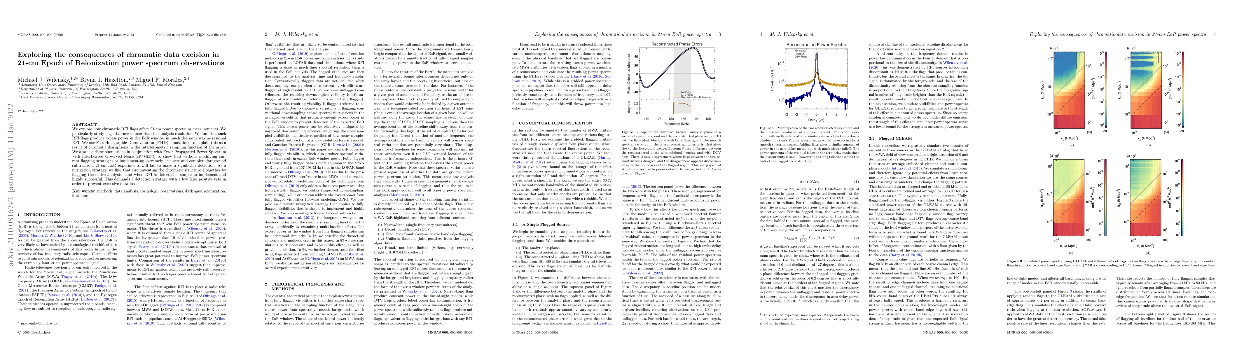 Thumbnail for Exploring the consequences of chromatic data excision in 21-cm Epoch of
  Reionization power spectrum observations