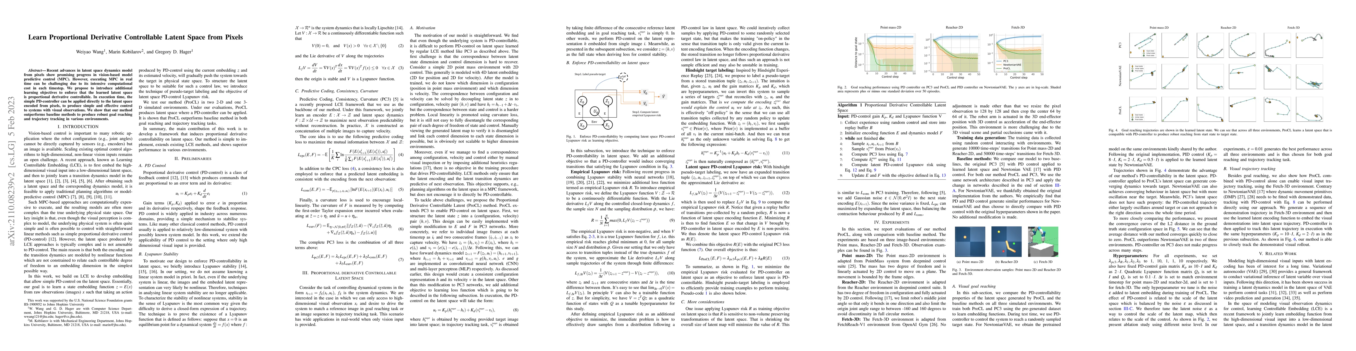 Thumbnail for Learn Proportional Derivative Controllable Latent Space from Pixels
