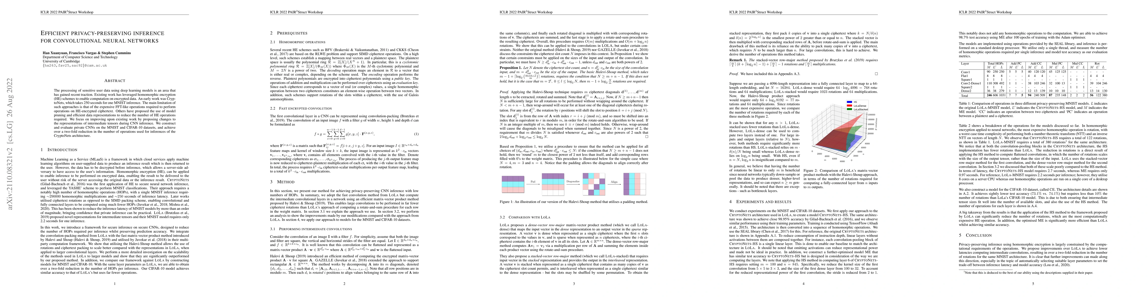 Thumbnail for Efficient privacy-preserving inference for convolutional neural networks
