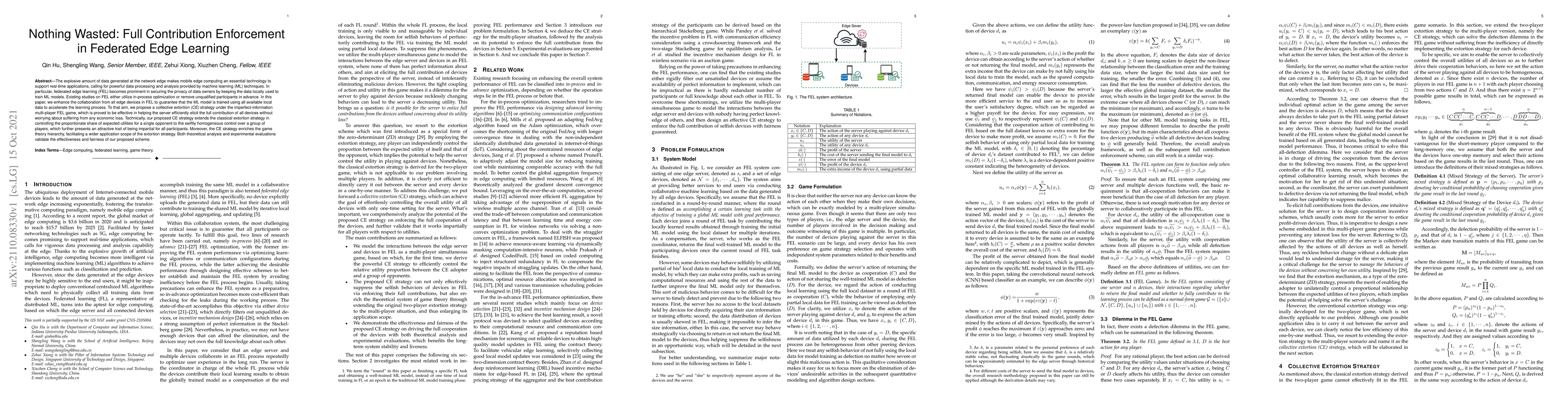 Thumbnail for Nothing Wasted: Full Contribution Enforcement in Federated Edge Learning