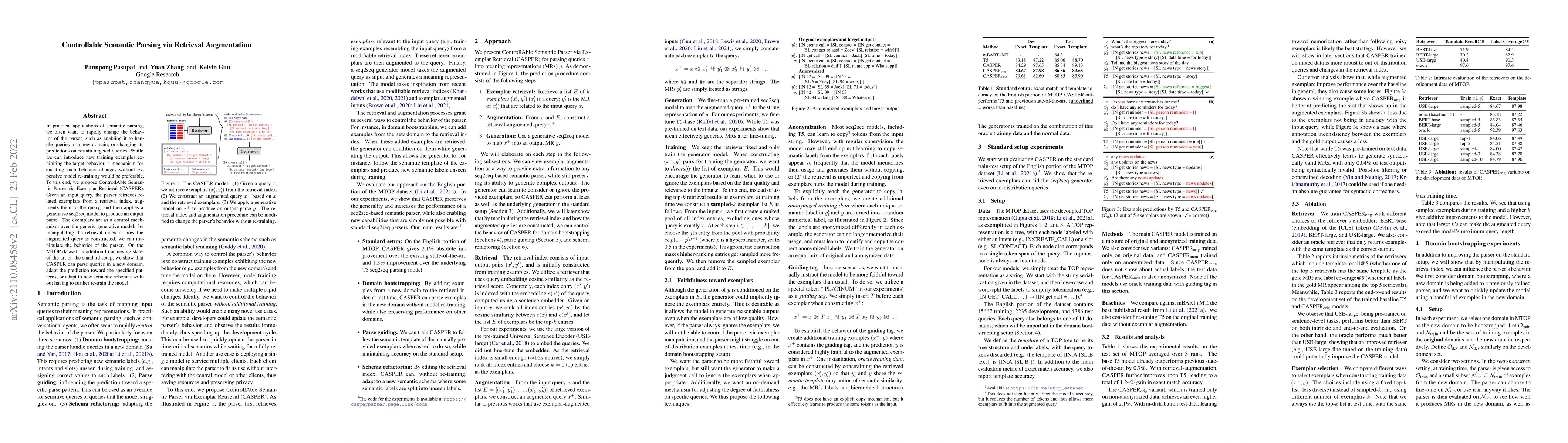 Thumbnail for Controllable Semantic Parsing via Retrieval Augmentation