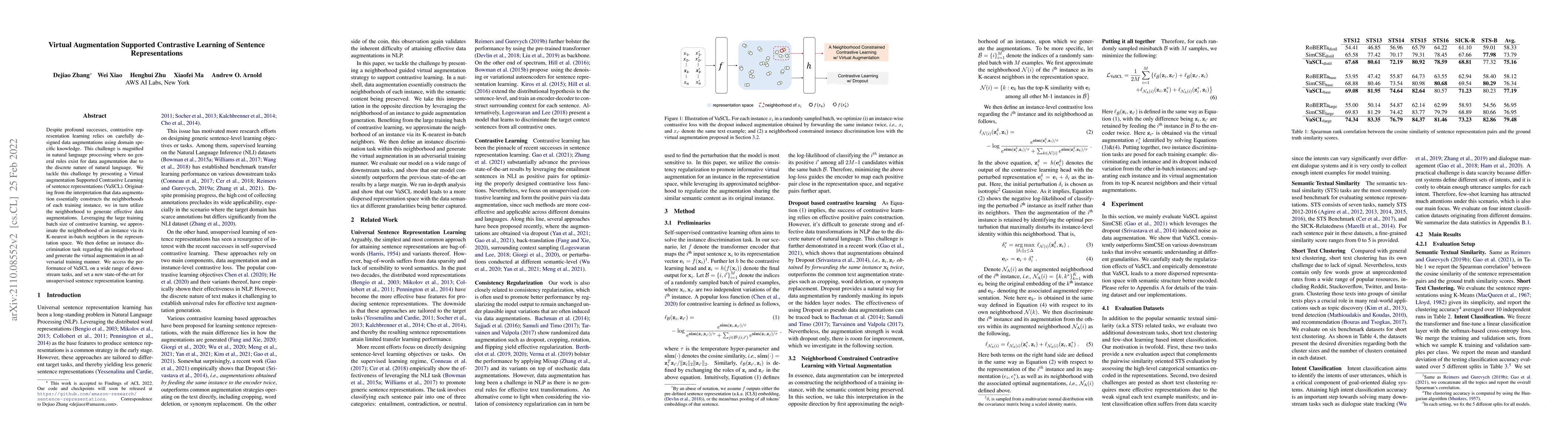Thumbnail for Virtual Augmentation Supported Contrastive Learning of Sentence
  Representations