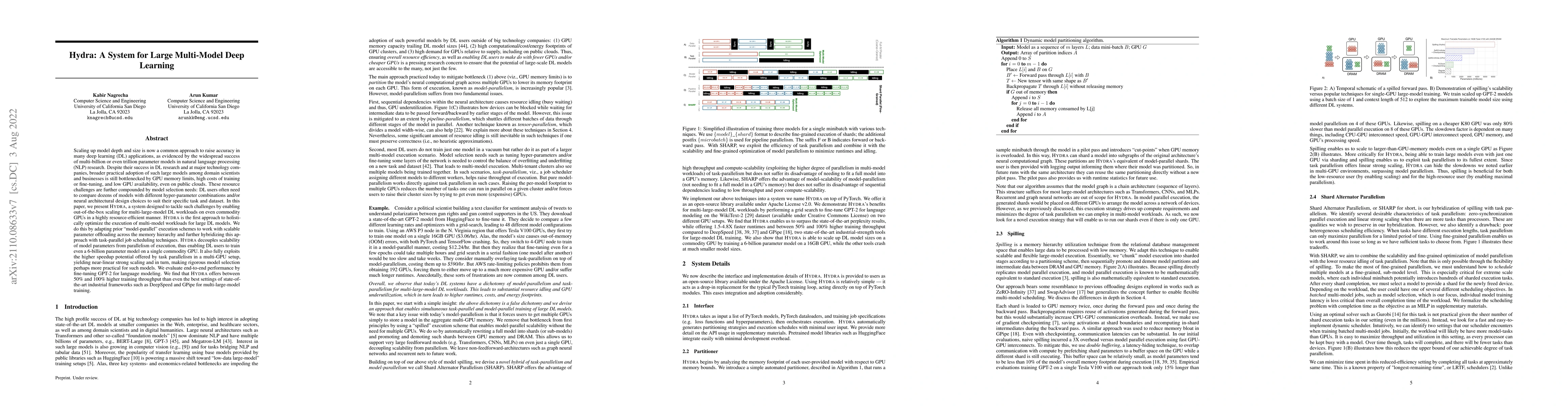 Thumbnail for Hydra: A System for Large Multi-Model Deep Learning