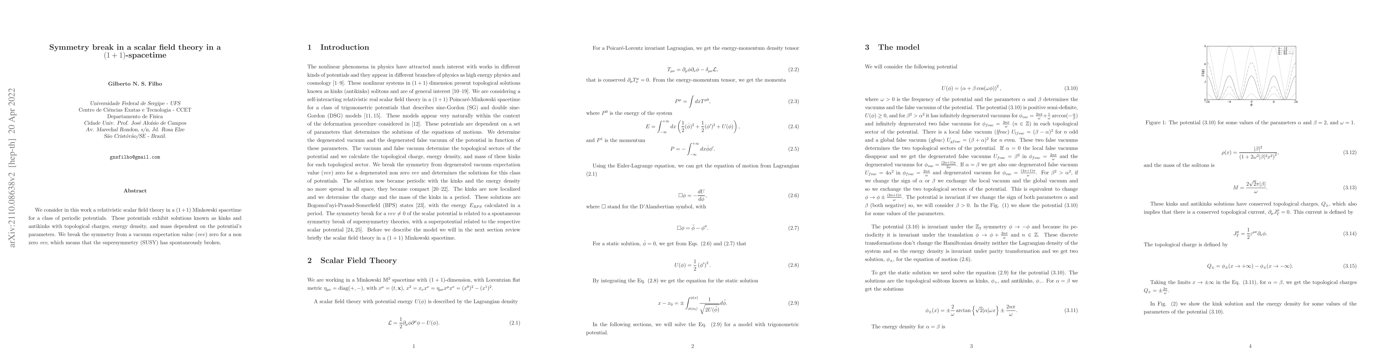 Thumbnail for Symmetry break in a scalar field theory in a $(1 + 1)$-spacetime