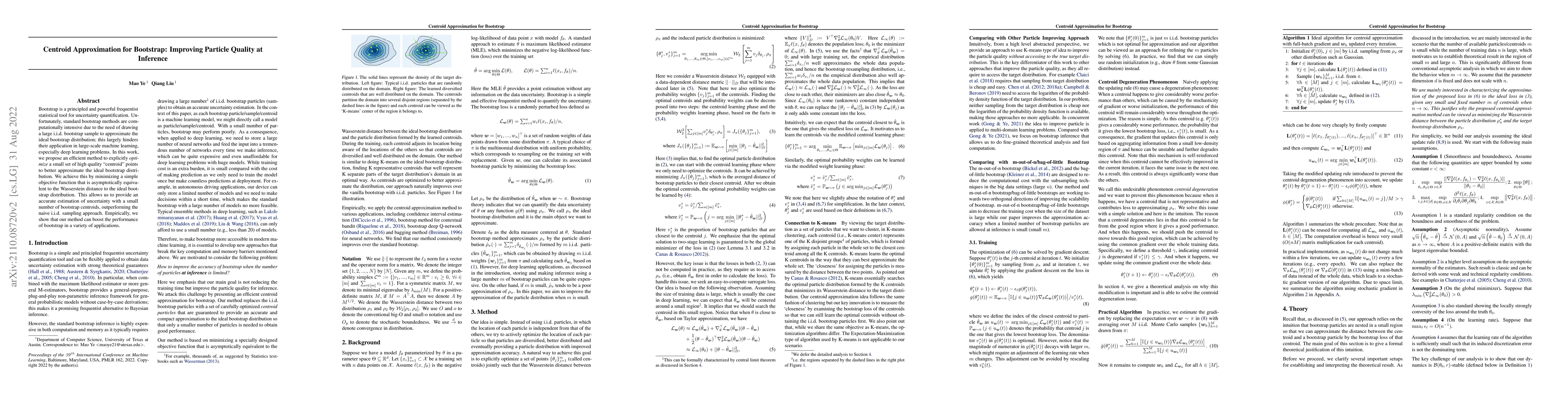 Thumbnail for Centroid Approximation for Bootstrap: Improving Particle Quality at
  Inference