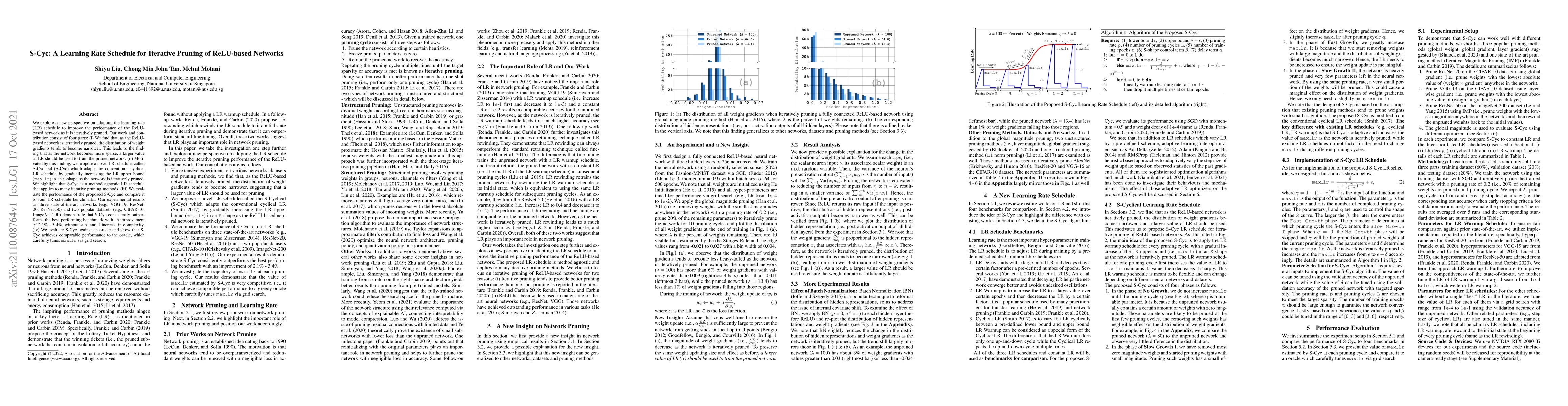 Thumbnail for S-Cyc: A Learning Rate Schedule for Iterative Pruning of ReLU-based
  Networks