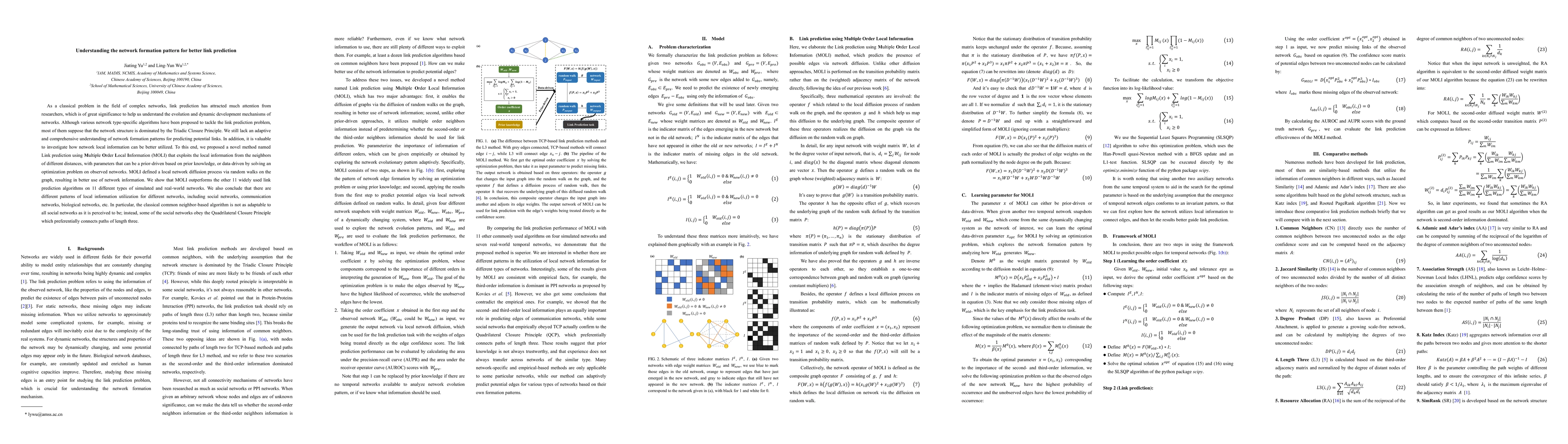 Thumbnail for Understanding the network formation pattern for better link prediction