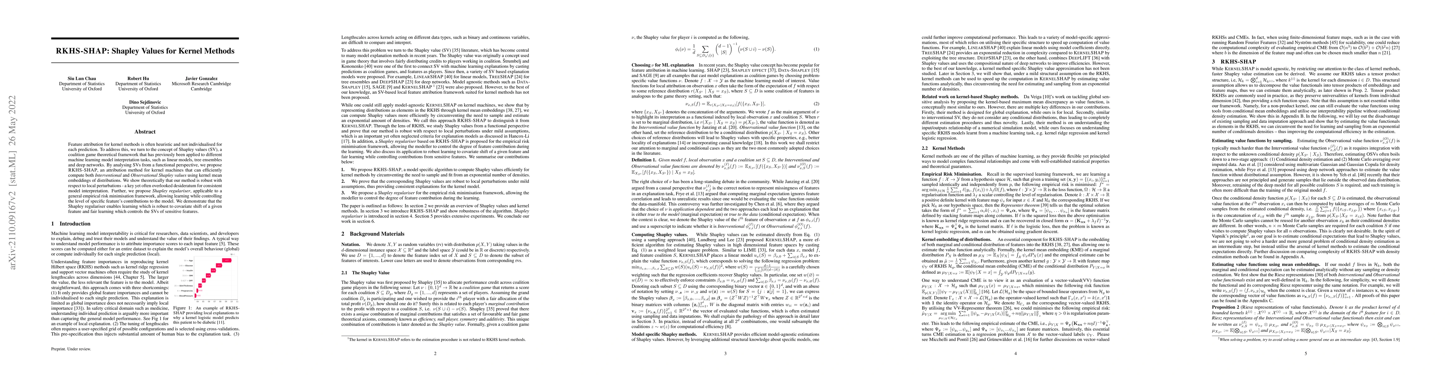 Thumbnail for RKHS-SHAP: Shapley Values for Kernel Methods