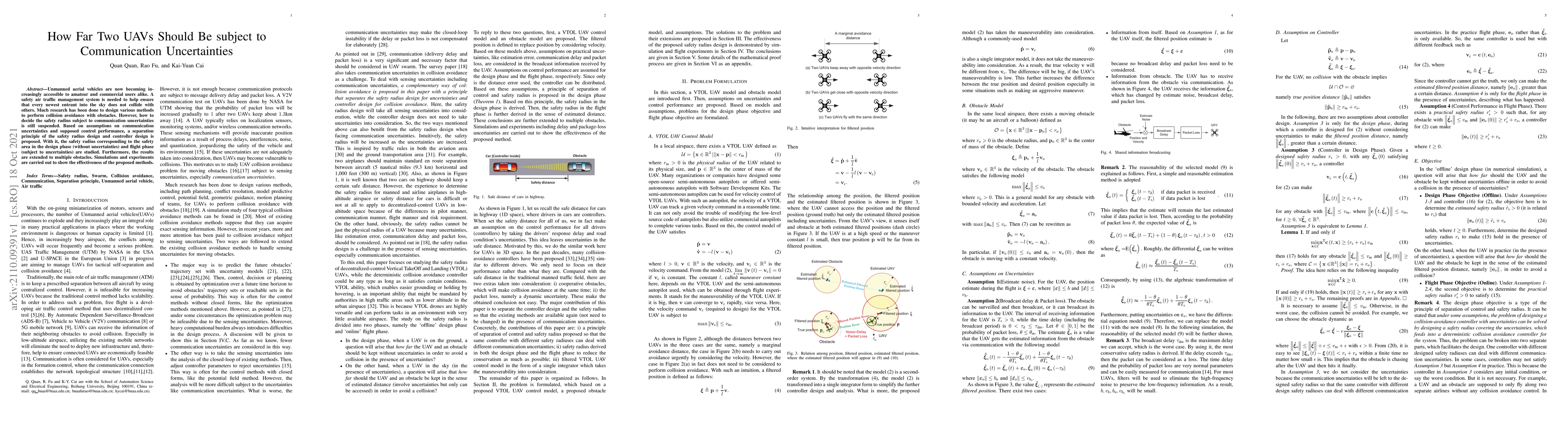 Thumbnail for How Far Two UAVs Should Be subject to Communication Uncertainties