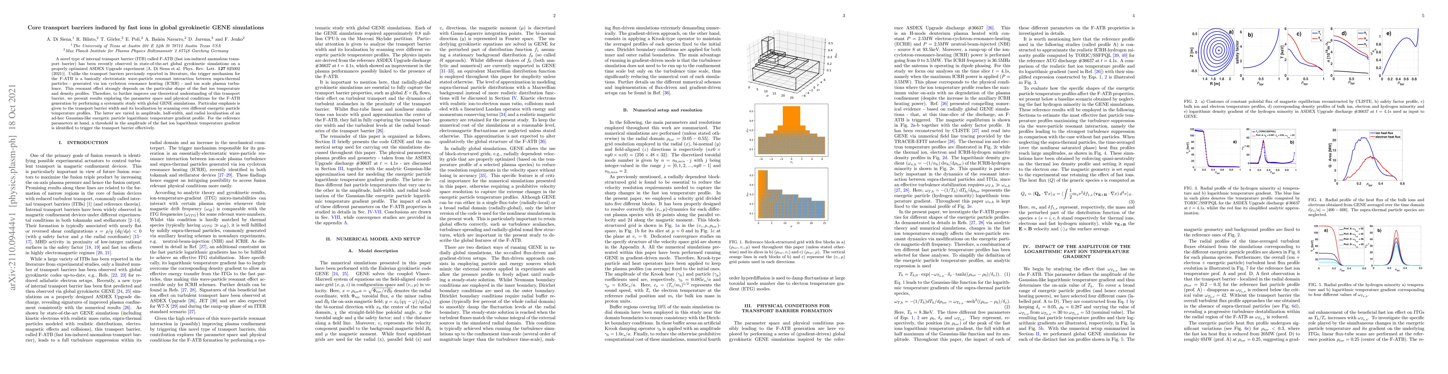 Thumbnail for Core transport barriers induced by fast ions in global gyrokinetic GENE
  simulations