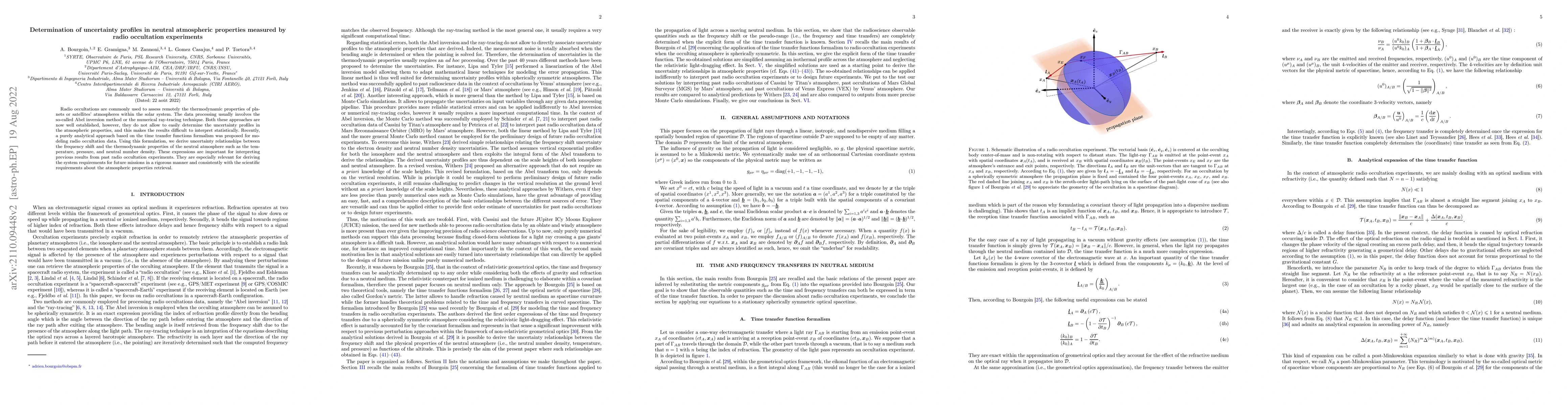 Thumbnail for Determination of uncertainty profiles in neutral atmospheric properties
  measured by radio occultation experiments
