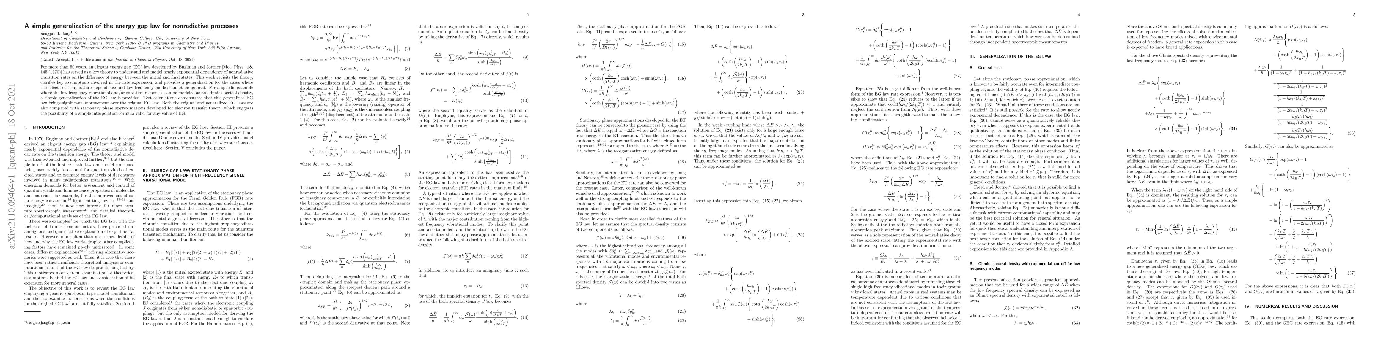 Thumbnail for A simple generalization of the energy gap law for nonradiative processes