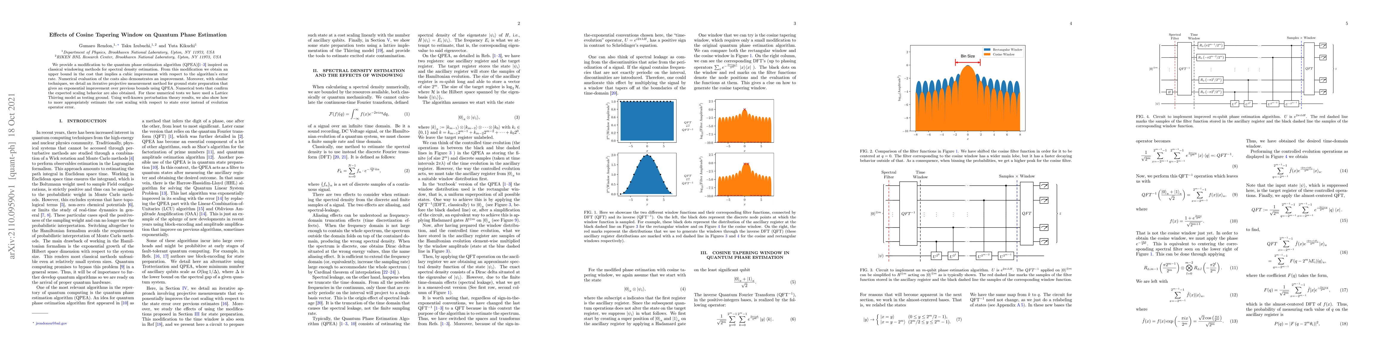 Thumbnail for Effects of Cosine Tapering Window on Quantum Phase Estimation