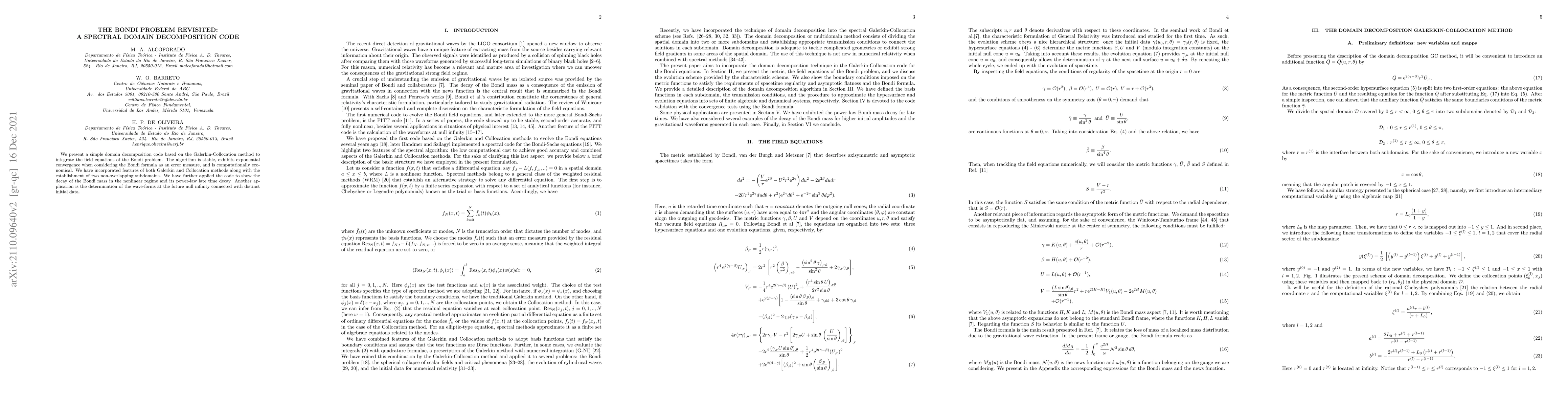 Thumbnail for The Bondi problem revisited: a spectral domain decomposition code