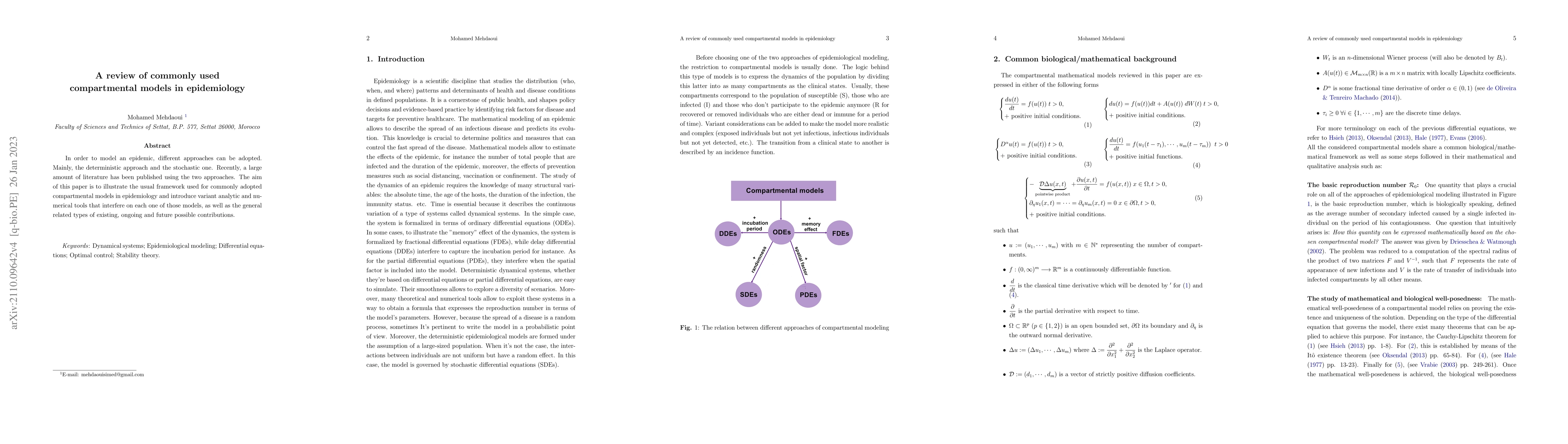 Thumbnail for A review of commonly used compartmental models in epidemiology