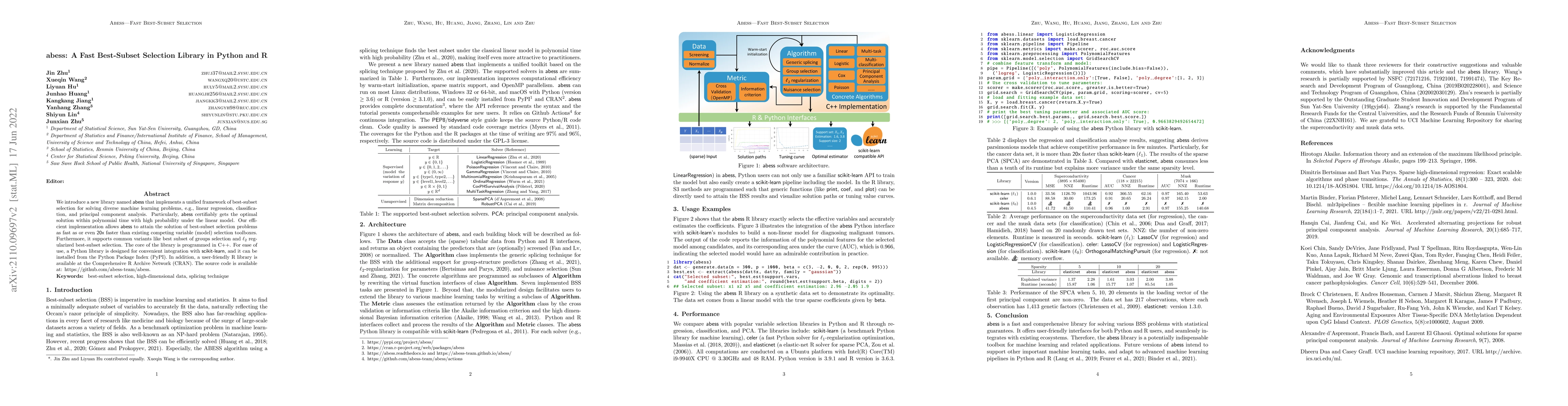Thumbnail for abess: A Fast Best Subset Selection Library in Python and R