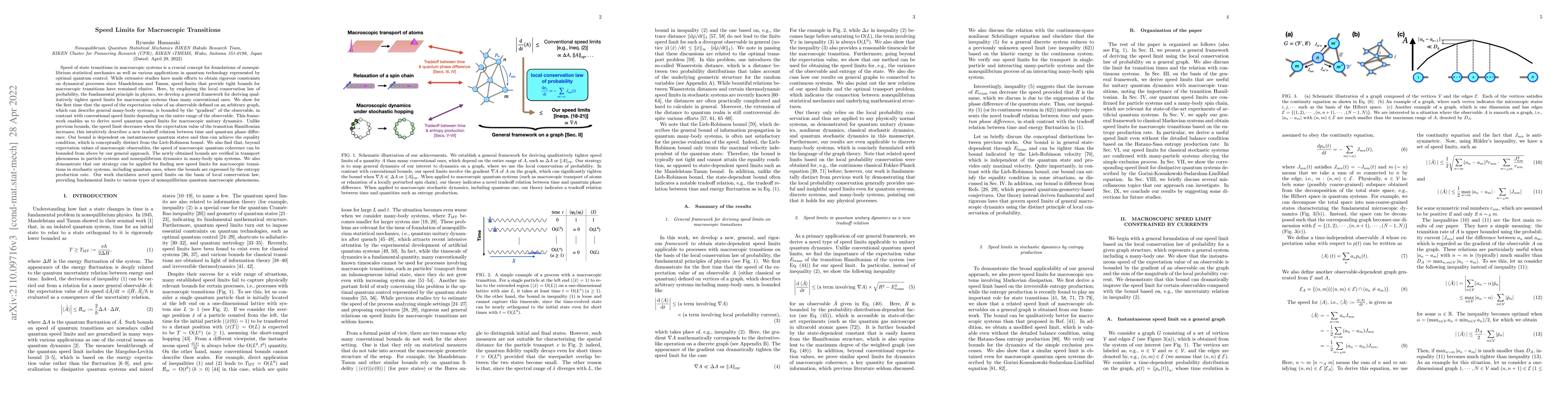 Thumbnail for Speed Limits for Macroscopic Transitions