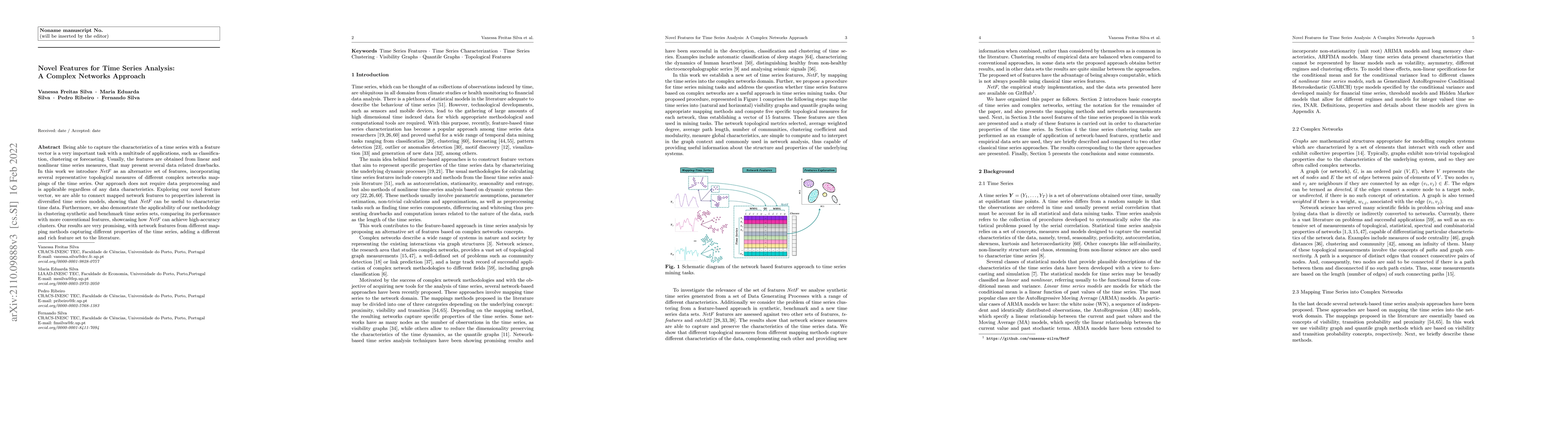 Thumbnail for Novel Features for Time Series Analysis: A Complex Networks Approach