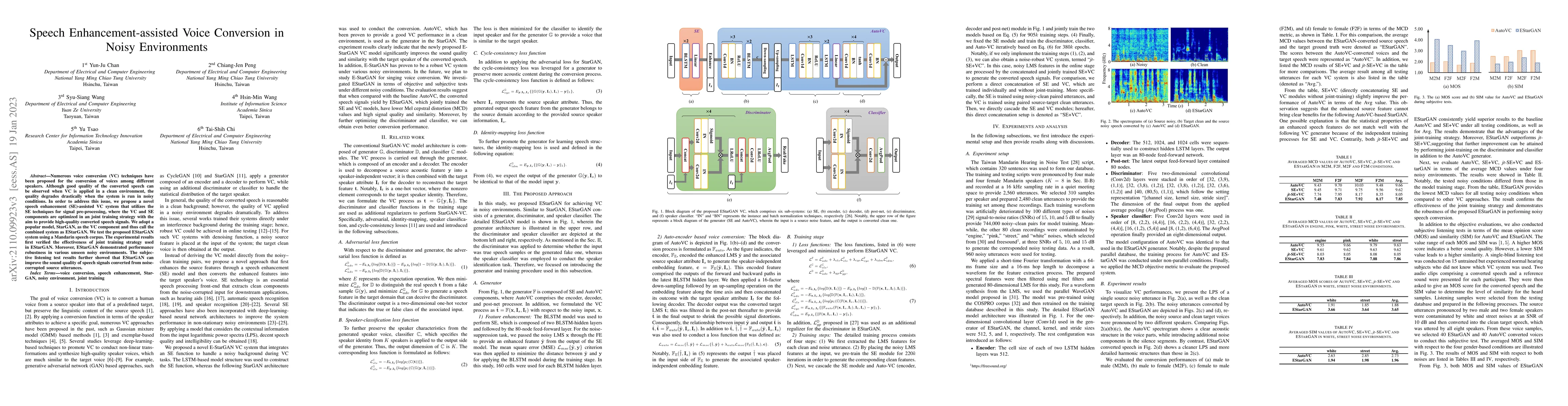 Thumbnail for Speech Enhancement-assisted Voice Conversion in Noisy Environments