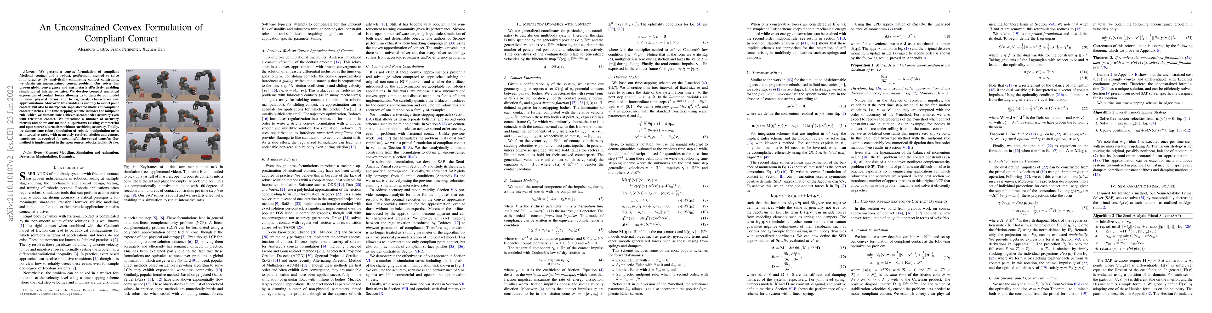Thumbnail for An Unconstrained Convex Formulation of Compliant Contact