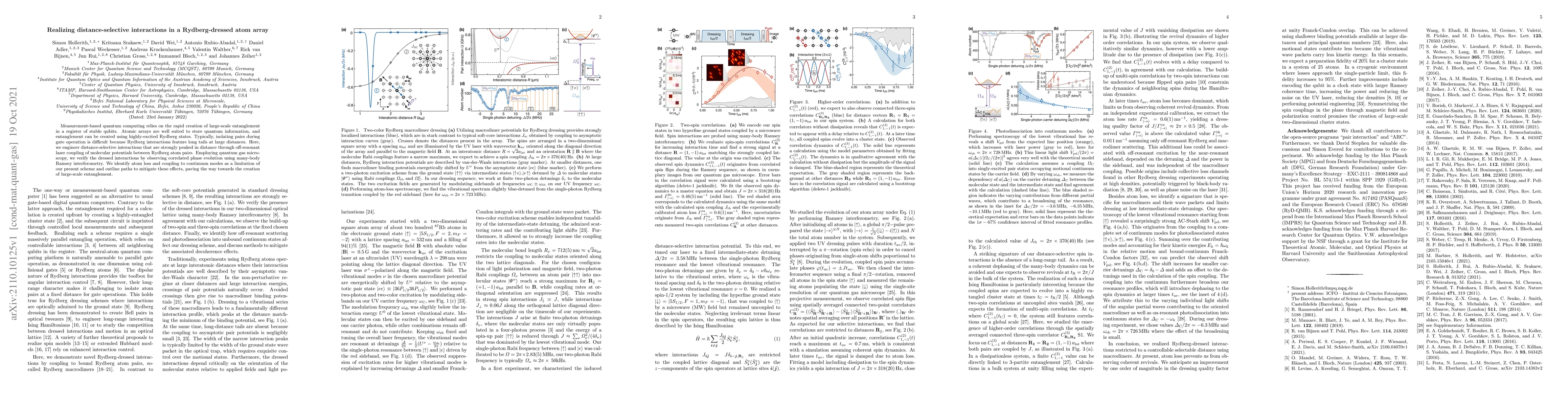 Thumbnail for Realizing distance-selective interactions in a Rydberg-dressed atom
  array