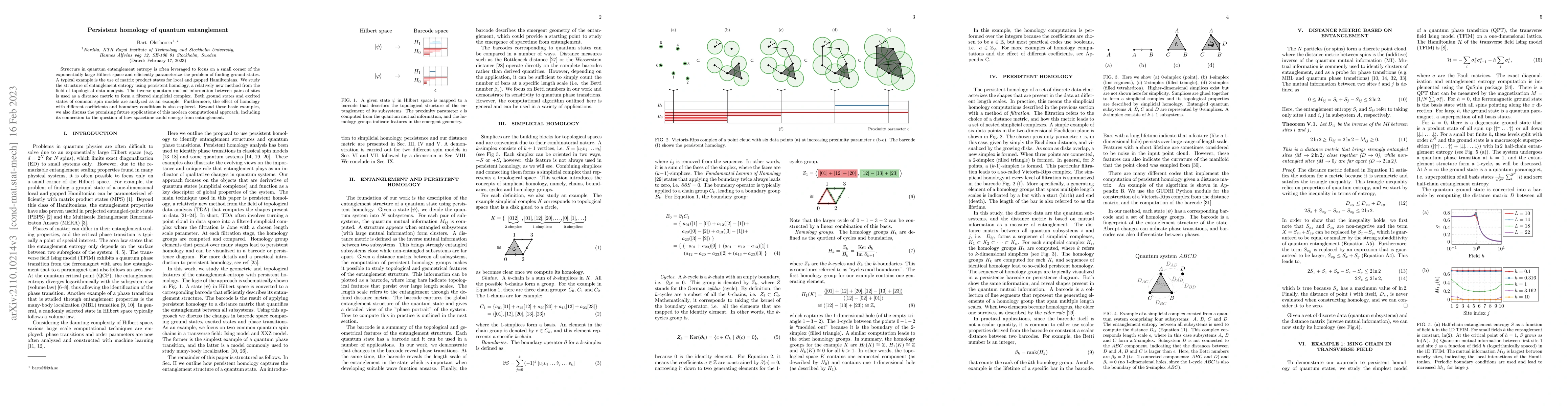 Thumbnail for Persistent homology of quantum entanglement