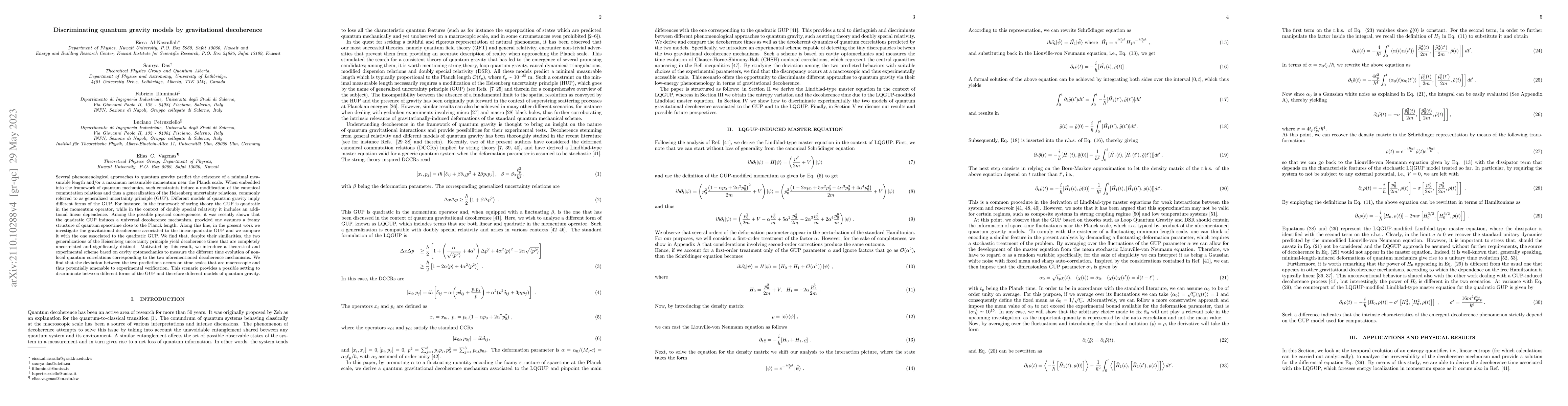 Thumbnail for Discriminating quantum gravity models by gravitational decoherence