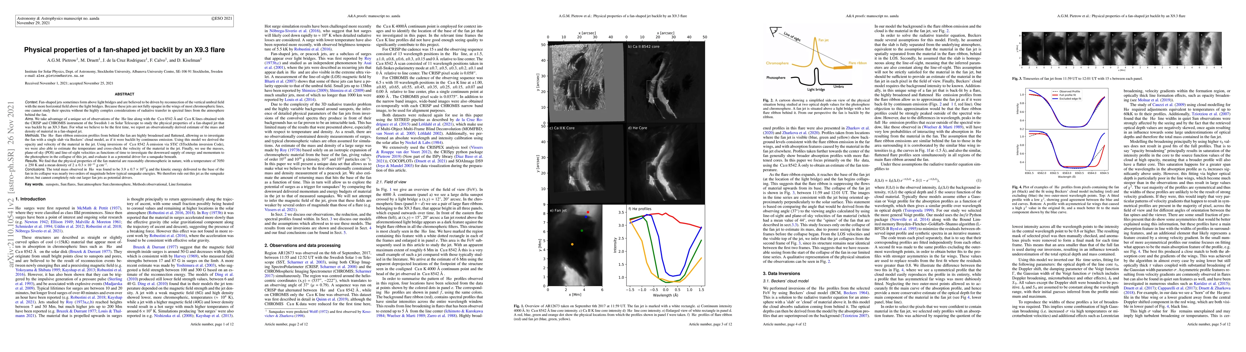 Thumbnail for Physical properties of a fan-shaped jet backlit by an X9.3 flare