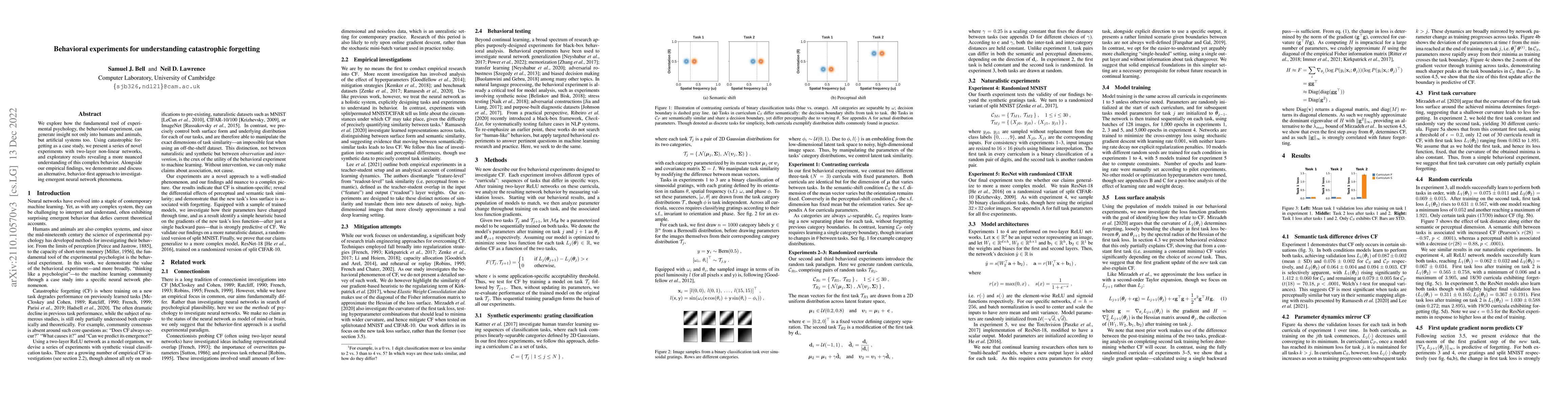 Thumbnail for Behavioral Experiments for Understanding Catastrophic Forgetting