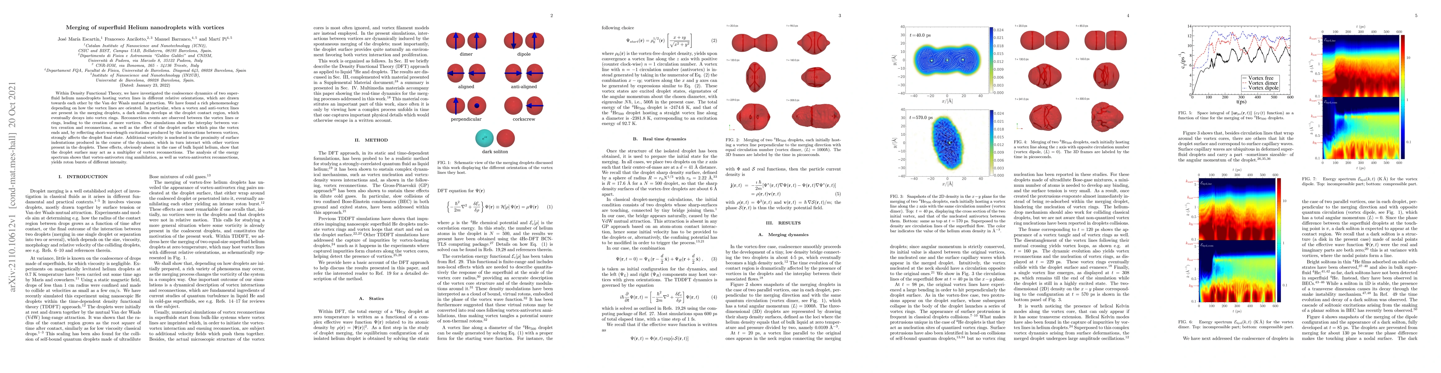 Thumbnail for Merging of superfluid Helium nanodroplets with vortices