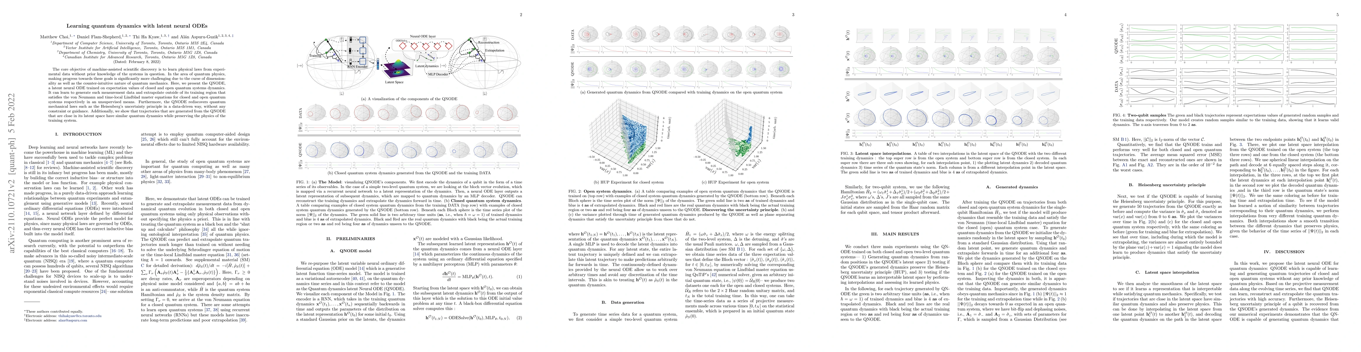 Thumbnail for Learning quantum dynamics with latent neural ODEs