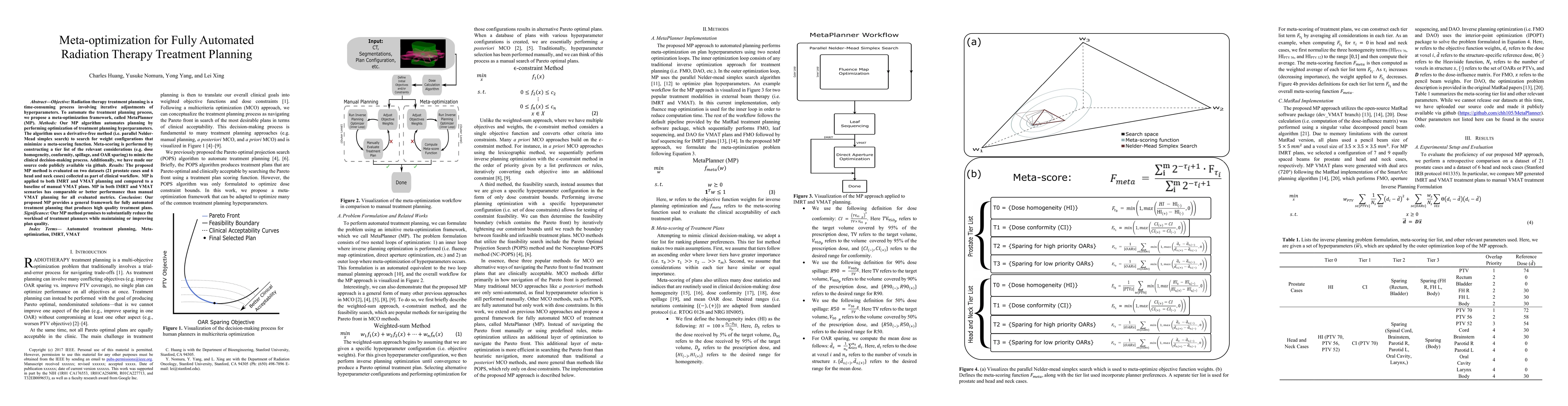 Thumbnail for Meta-optimization for Fully Automated Radiation Therapy Treatment
  Planning