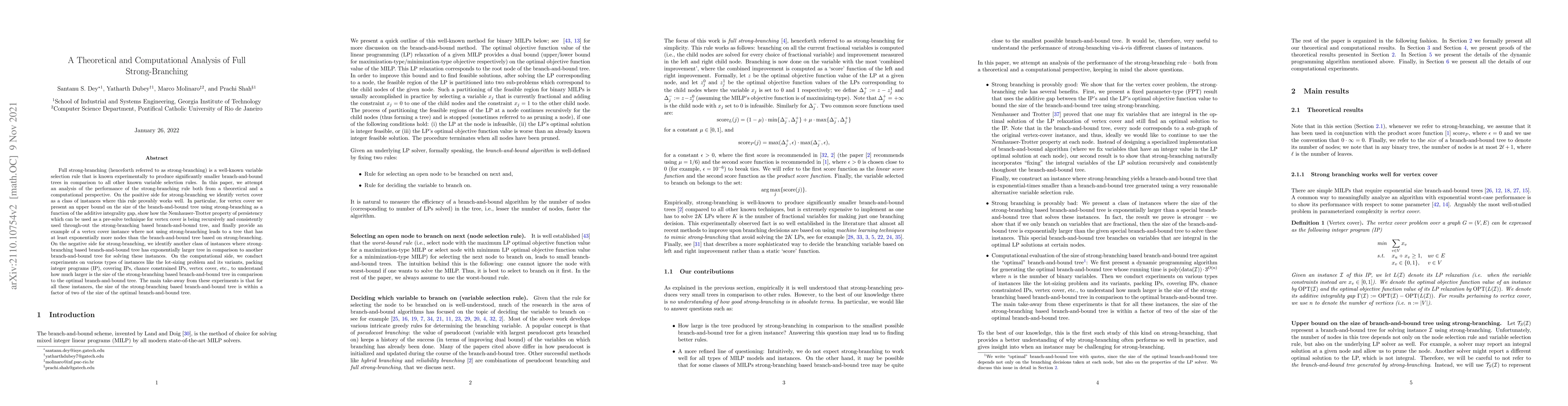 Thumbnail for A Theoretical and Computational Analysis of Full Strong-Branching