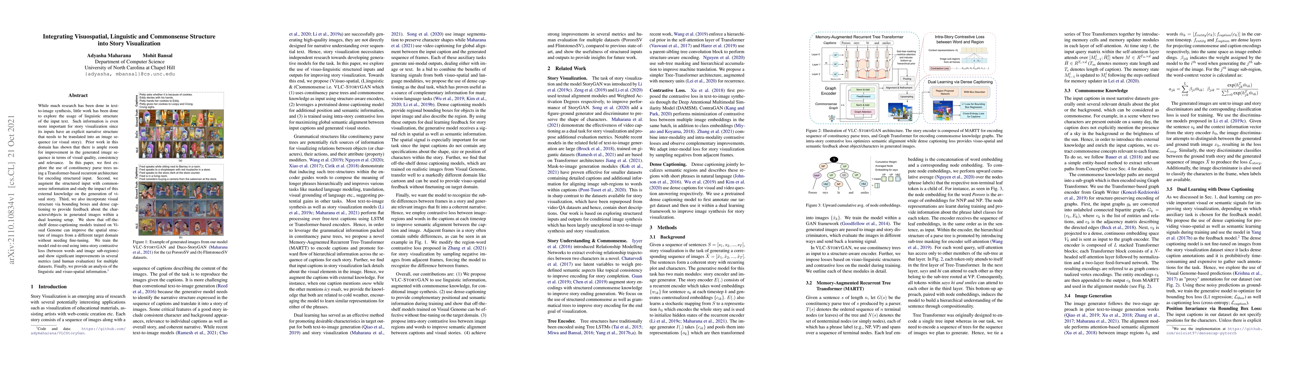 Thumbnail for Integrating Visuospatial, Linguistic and Commonsense Structure into
  Story Visualization