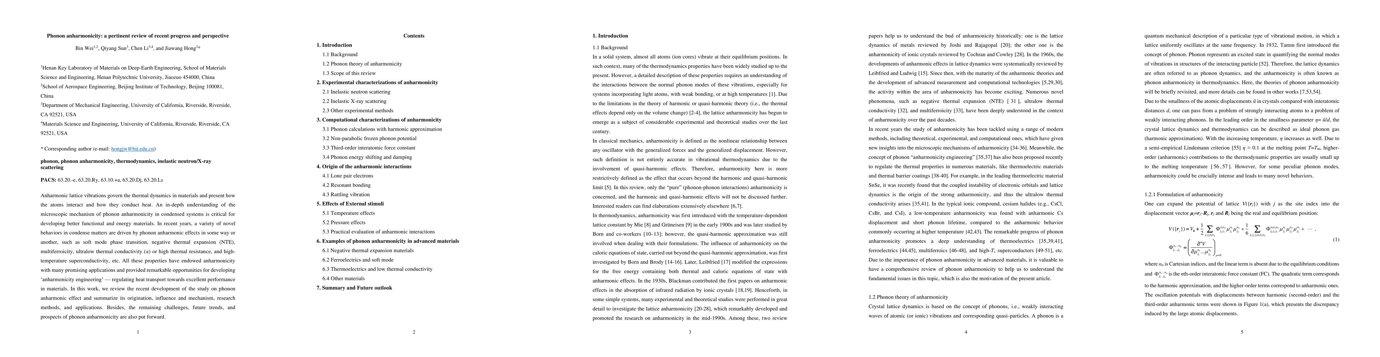 Thumbnail for Phonon anharmonicity: a pertinent review of recent progress and
  perspective