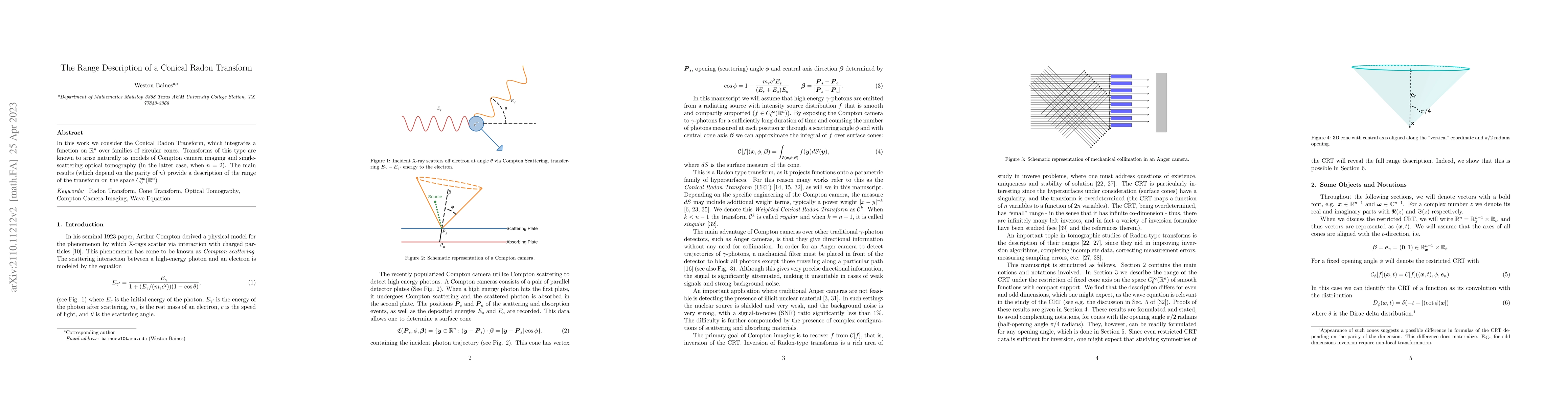 Thumbnail for Range Description of a Conical Radon Transform