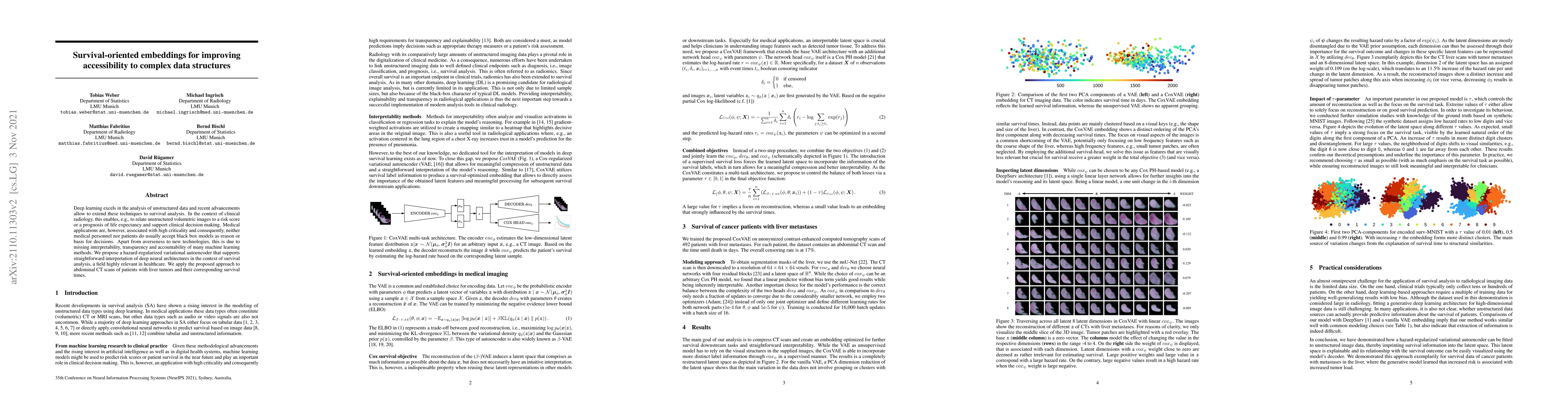 Thumbnail for Survival-oriented embeddings for improving accessibility to complex data
  structures