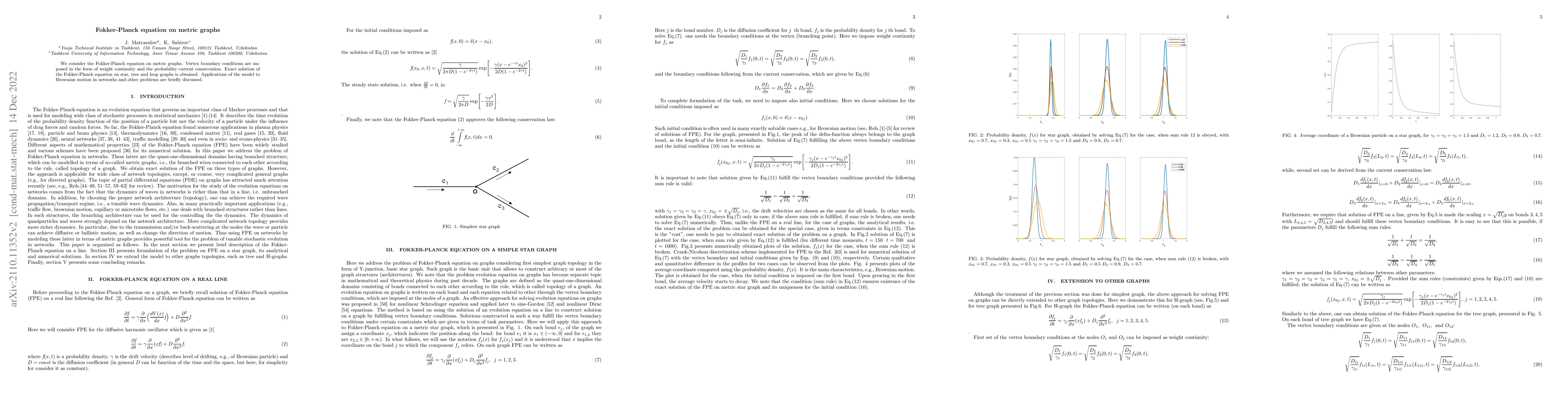 Thumbnail for Fokker-Planck equation on metric graphs