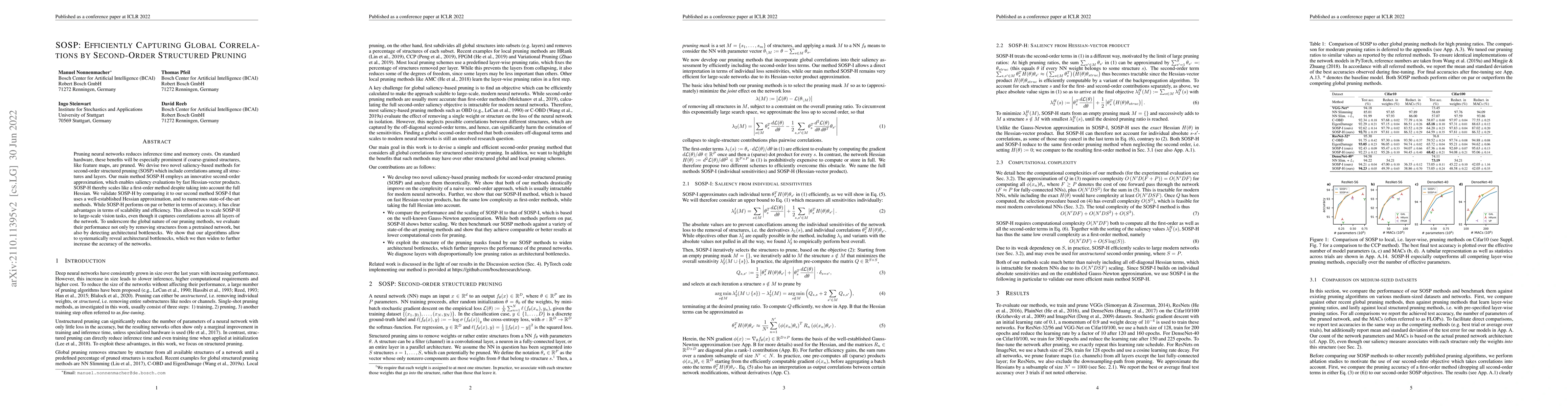 Thumbnail for SOSP: Efficiently Capturing Global Correlations by Second-Order
  Structured Pruning