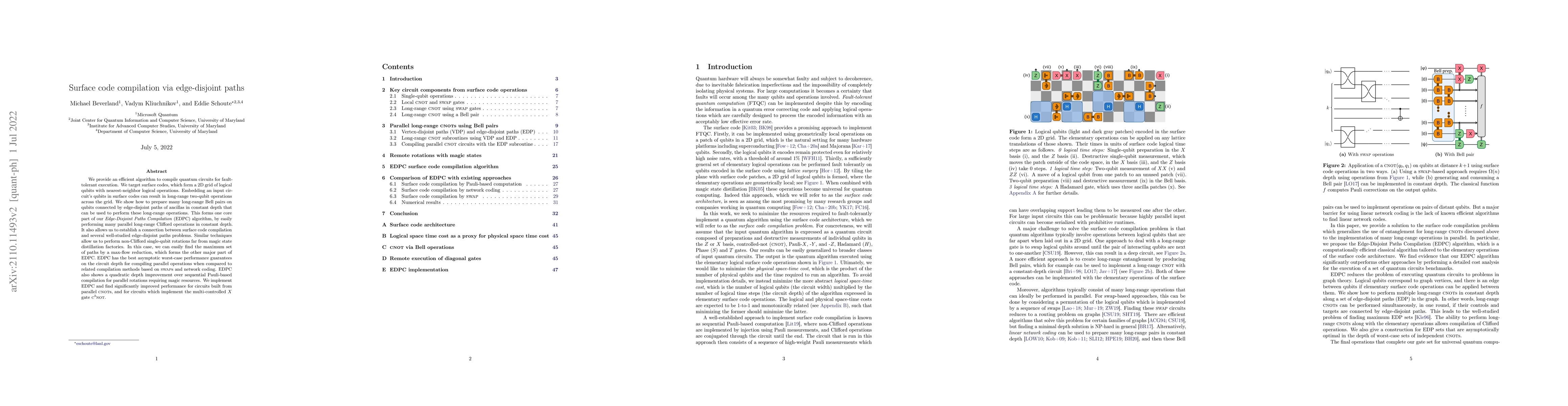 Thumbnail for Surface code compilation via edge-disjoint paths