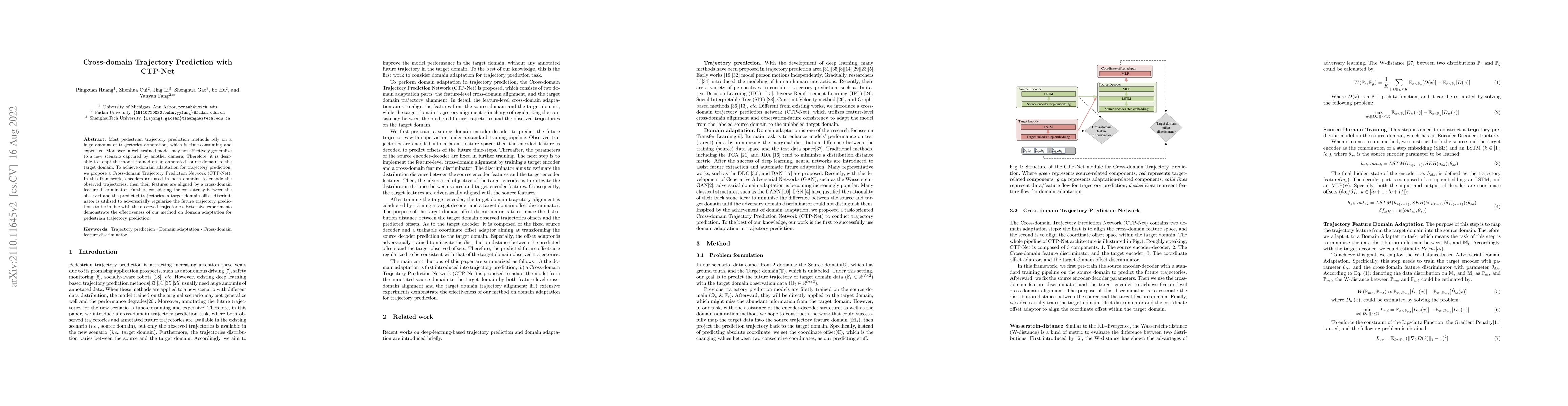 Thumbnail for Cross-domain Trajectory Prediction with CTP-Net