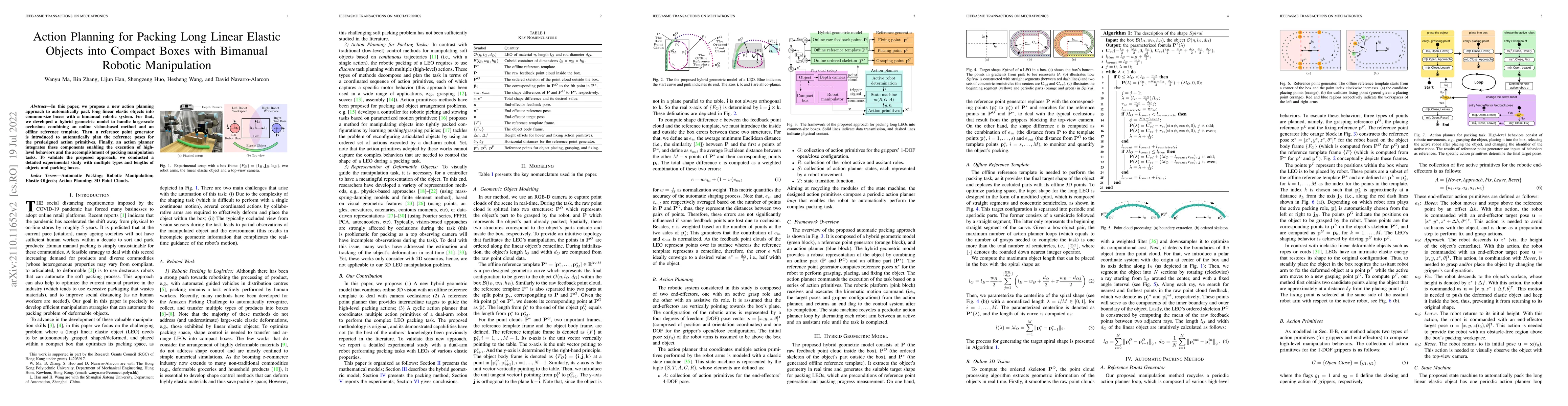 Thumbnail for Action Planning for Packing Long Linear Elastic Objects into Compact
  Boxes with Bimanual Robotic Manipulation