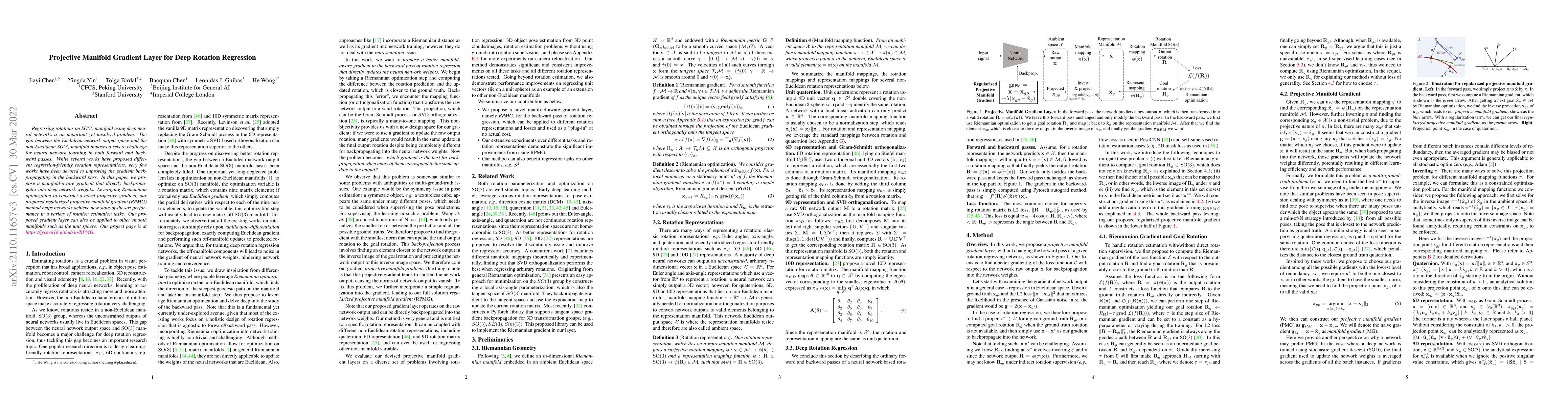 Thumbnail for Projective Manifold Gradient Layer for Deep Rotation Regression