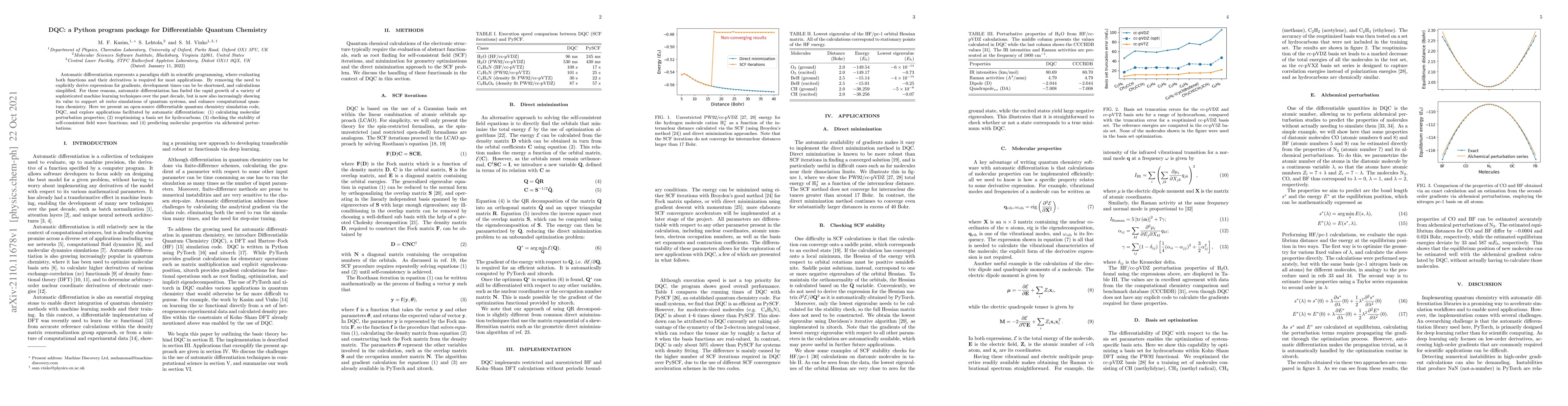 Thumbnail for DQC: a Python program package for Differentiable Quantum Chemistry