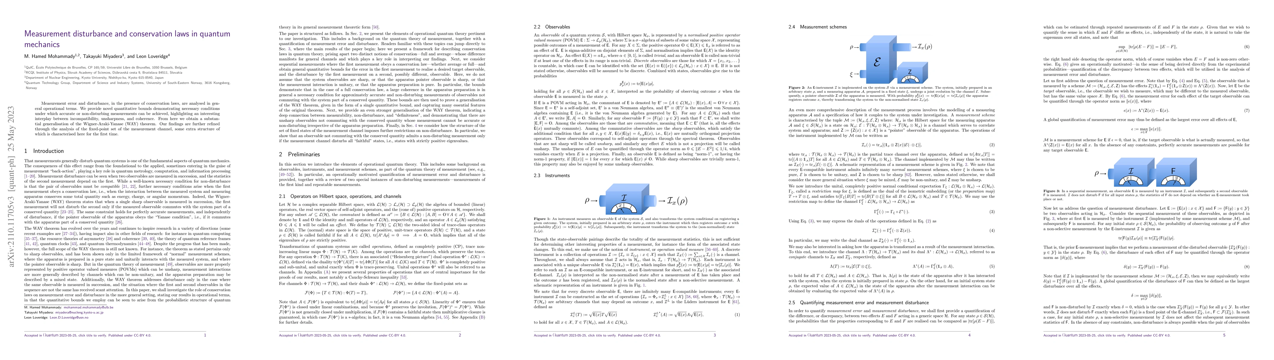 Thumbnail for Measurement disturbance and conservation laws in quantum mechanics