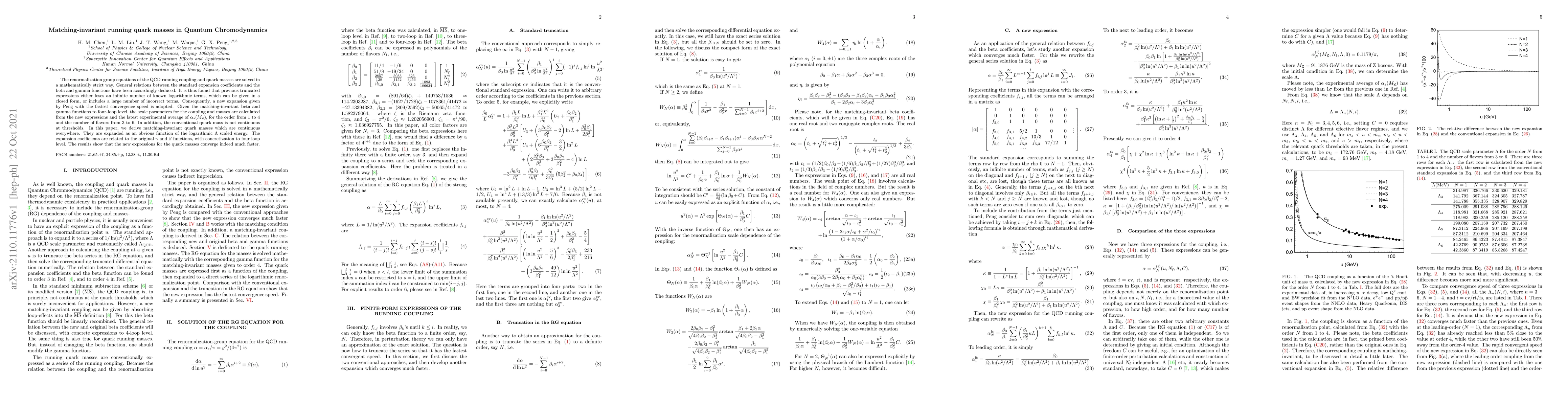 Thumbnail for Matching-invariant running quark masses in Quantum Chromodynamics