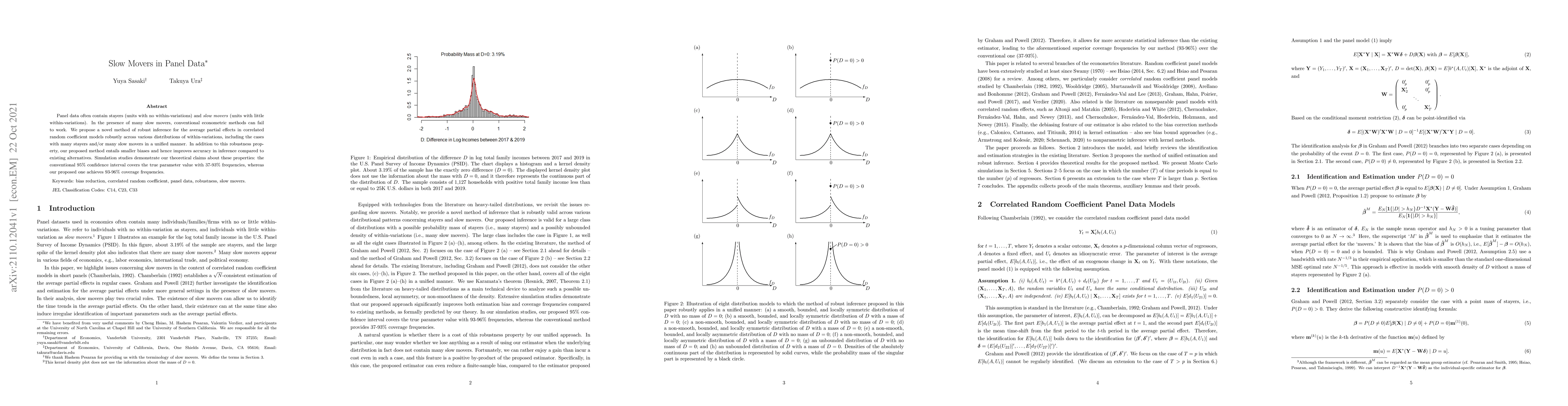 Thumbnail for Slow Movers in Panel Data